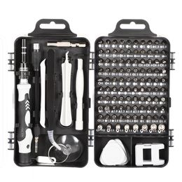 Decorative Objects Figurines 117 in 1 Precision Magnetic Screwdriver Set Professional maintenance tool set with Flexible Shaft with a storage box made 230817