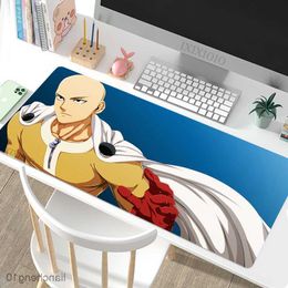 Mouse Pads Wrist Anime One Punch Man Mouse Pad Gaming Custom Mousepad Mouse Mat Playmat Natural Rubber Office Carpet R230818