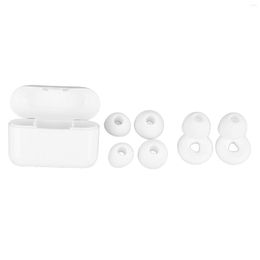 Storage Bags Soft Earplugs Waterproof White Noise Cancelling Ear Plugs Ring Shape With Box For Sleeping