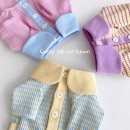 Dog Apparel Stripe Shirts Clothes Sweet Cotton Small Dogs Clothing Pet Outfits Cute Spring Summer Yorkies Blue Boy Ropa Para Perro 230817