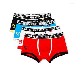 Underpants 4Pcslot Classic Men Underwear Boxers Shorts High Quality Cotton Male Panties Comfortable M/l/xl/xxl