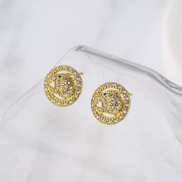 Stud Earrings Cmoonry Trendy Gold Colour Cute Animal For Women Party Jewellery Bling CZ Pave Setting Earring Femme Bijoux