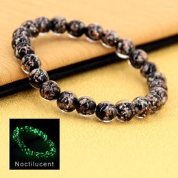 Bangle Bracelet For Women Luminous Glow In The Dark Beads Charm Jewellery Gifts Women's Fashion Offers With