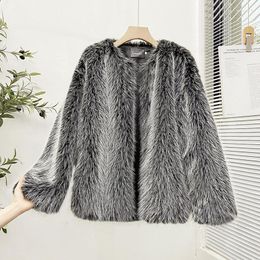 Women's Fur Winter Coat Women Imitation Hair Korean Version Of The Faux Long Collar Jackets