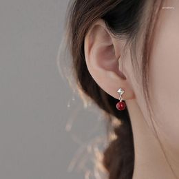 Dangle Earrings Chic Delicate Chinese Style Red Pendant Romantic Elegant Earring For Women Exquisite Jewellery Dainty Decorations