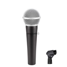 Microphones New Packing 58-LC wired dynamic cardioid professional microphone for microphone karaoke KTV stage show HKD230818