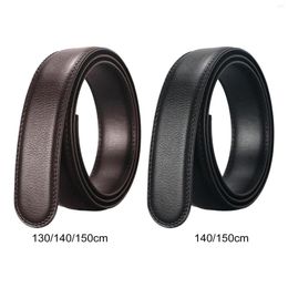 Belts Automatic Belt No Buckle 3.5cm Trendy Formal Dress Ratchet Strap Only For Shopping Street Business Events Party Jeans