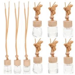 Storage Bottles 9 Pcs Bottle Diffuser Daily Fragrance Refillable Scent Glass Auto Accessories Container Small
