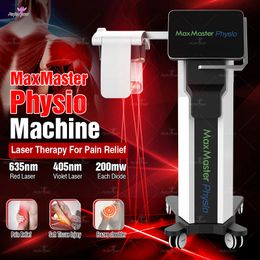 2 Years Warrenty Diode Laser Physio Machine Red Laser Physiotherapy Alleviate Pain Wound Healing Sports Injury Treatment Restore Damage