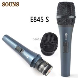Microphones Free Shipping E845s Wired dynamic Cardioid Professional Vocal Microphone E845s Studio Mic E845 E835 E828 HKD230818