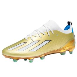 Dress Shoes Professional Unisex Soccer Shoes Long Spikes TF Ankle Football Boots Outdoor Grass Cleats Football Shoes Eu size 35-45 230817