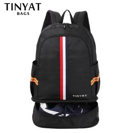 School Bags TINYTA Mens backpack Sports Shoes Bag Womens Yoga bag Fitness Backpack Foldable Travel Mochila 230817