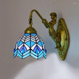 Wall Lamp Reading Antique Bathroom Lighting Crystal Sconce Wireless