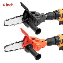 Portable Conversion Head Kits Electric Drill to Electric Chain Saw Adapter Attachment Woodworking Pruning Tools for Garden