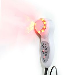 Eye Massager 3Mhz Ultrasonic Face Eye Massager 7 LED Face Skin Rejuvenation Iontophoresis Care Skin Cleaner Beauty 110-240V 230817