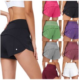 Shorts yoga sets Womens Sport Hotty Hot Shorts Casual Fitness yoga Leggings Lady Girl Workout Gym Running with Zipper Pocket On Back Pants