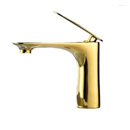 Bathroom Sink Faucets Gold Faucet Brass Hand Wash Red Black And White Mixer Cold Basin