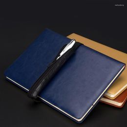 Notebook Pen Case Business Luxury Leather Pencil Fountain Storage For Single Office School Supplies