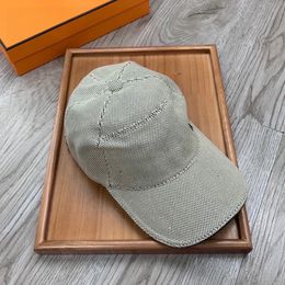 Stylish design Hat Unisex Oxford fabric top layer cowhide hat nail adjustment strap with box dust bag Casual hat