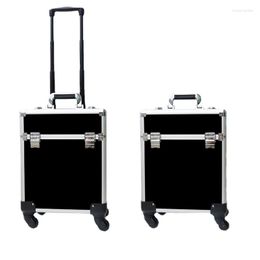 Storage Bags YY Cosmetic Case Professional Makeup Fixing Artist Large Capacity Trolley With Password Lock