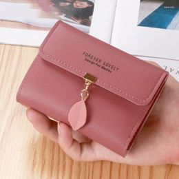 Wallets Fashion Short Women PU Leather Luxury Tassels Wallet Hasp Small Trend Coin Purse Ladies Card Holder