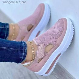 Dress Shoes Summer Women Shoes Platform Lightweight Women Sneakers Plus Size Sport Shoes Non-Slip Tennis Shoes Mesh Breathable Casual Shoes T230818