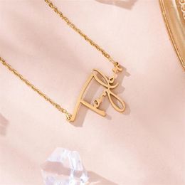 Chains Letter Pendant Sweet Romantic Gold Colour Nacklace Jewellery Accessories "The Eras Tour " Gift For Music Fans