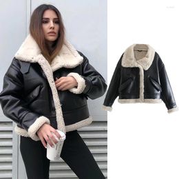 Women's Jackets Winter Jacket Coat Autumn Parkas Fashion Stitching Velvet Warm Elegant Women Casual Street Youth