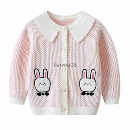 Pullover Spring new kids Girls' Clothes baby Outfits Knitted Cardigan Sweaters Coats For children Girls' Cloth 1st baby Birthday Sweaters x0818