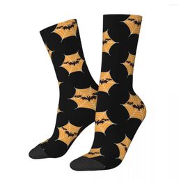 Men's Socks Bat Man Symbol Halloween Bats Men Women Outdoor Novelty Spring Summer Autumn Winter Stockings Gift