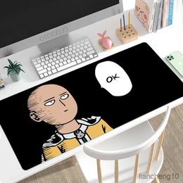 Mouse Pads Wrist Anime One Punch Man Mouse Pad XL Large Mousepad XXL MousePads Desk Mats Office Natural Rubber Computer Mice Pad Mouse Mat R230823