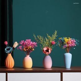 Vases Vase Ins Wind Dormitory Small Ornaments Decorations Coffee Table Dining TV Cabinet Living Room Flower Arrangement