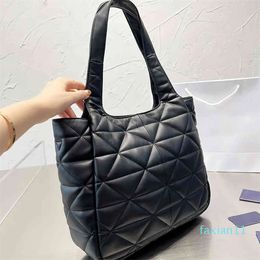 tote bag designer totes bags shopping bag women handbag Luxury Leather Shoulder Classic Triangle Ladies Wallet Solid Color