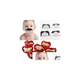 Pacifiers# Sile Funny Nipple Dummy Baby Soother Joke Prank Toddler Pacy Orthodontic Nipples Teether Pacifier Christmas Gift Hz0 Drop D Dhyab