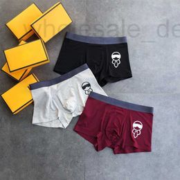 Underpants Designer Underwear Men boxers Monster Traceless Modal Pure Cotton Breathable Flat Leg Shorts JVUP