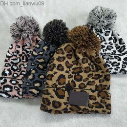 Beanie/Skull Caps Womens Designer Beanie Hat Brand Ladies Leopard Style Winter Warm Caps Unisex Letters Outdoor Ski Hats Z230819