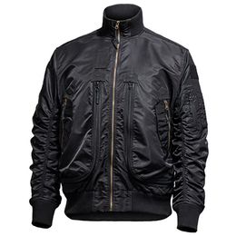 Men's Jackets 2023 Bomber Men Waterproof Pilot Baseball Coat Male Army Air Force Standcollar Big Pocket Causal Jacket Autumn Spring 230817