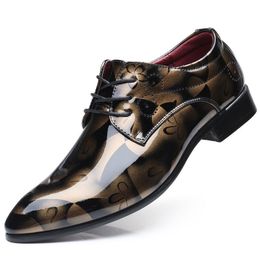 Dress Shoes Office Men Dress Shoes Floral Pattern Men Formal Shoes Leather Luxury Fashion Groom Wedding Shoes Men Oxford Shoes Dress 37-48 230817