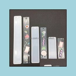 Moulds Rec Sile Bookmark Mould Diy Handmade Bookmarks Mod Making Epoxy Resin Jewellery Tools Craft Supplies 3 Size Drop Delivery Equipment Otxed