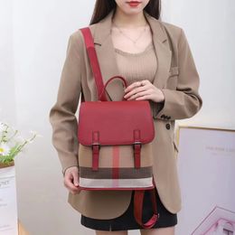 School Bags Luxury Genuine Leather Backpack Fashion Women High Quality Handbag Women's Commuting Bag Female Travel Oxford Casual Backpacks 230817