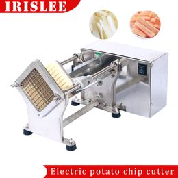 Electric Potato Chips Cutter French Fries Cutting Machine Vegetable Cutter Kitchen Equipment Potato Chopper