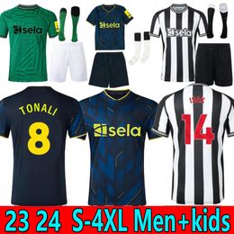 S-4xl 23 24 Tonali Soccer Jerseys Almiron New Castle Trippier Bruno G. 2023 2024 Joelinton Football T Shirts Isak Nufc Uniteds Maximin