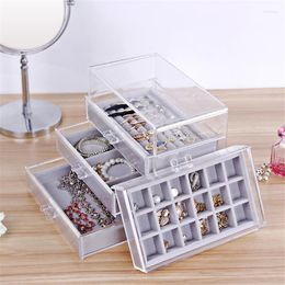 Jewelry Pouches 240 135 195mm Display Tray Organizer Case Jewellery Box Holder Stand Jewlery Bracelet Trays