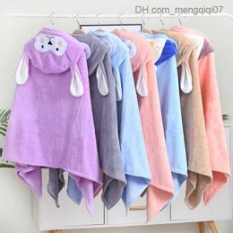Towels Robes Baby Robe Cartoon Rabbit Hoodie Children's Pyjamas Bath Towel Boys and Girls Soft Bathroom Pyjamas Children's Clothing -70x140cm Z230819