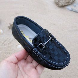 Sneakers Boys Girls Shoes Moccasins Soft Kids Loafers Children Flats Casual Boat Shoes Children's Wedding Leather Shoes autumn Fashion J230818