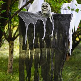 Other Event Party Supplies Halloween Horror Skull Hanging Decorations Ghost Outdoor Haunted House Scary Pendant Props 230818