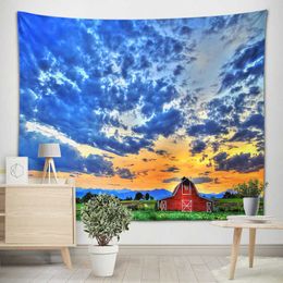 Tapestries Home Decoration Coconut Beach Sea View Nordic Bedroom Decoration Fabric Wall Tapestry Wall Blanket Wallcloth Tapestry 230x150cm