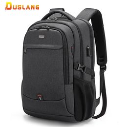 School Bags Fashion Water Resistant Business Backpack For Men Travel Notebook Laptop 156 inch Male Mochila Teen 230817