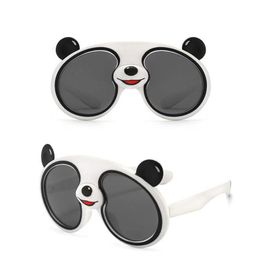 Sunglasses Cute Cartoon Panda Shape Polarised Trend Kid Glasses Face Decor Childrens Day Gift Drop Delivery Fashion Accessories Dhlkz