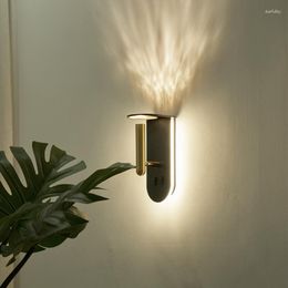 Wall Lamps Minimalist Sconce Lamp LED Modern 360° Reading Light Indoor Living Room Bedside Table Home Decoration